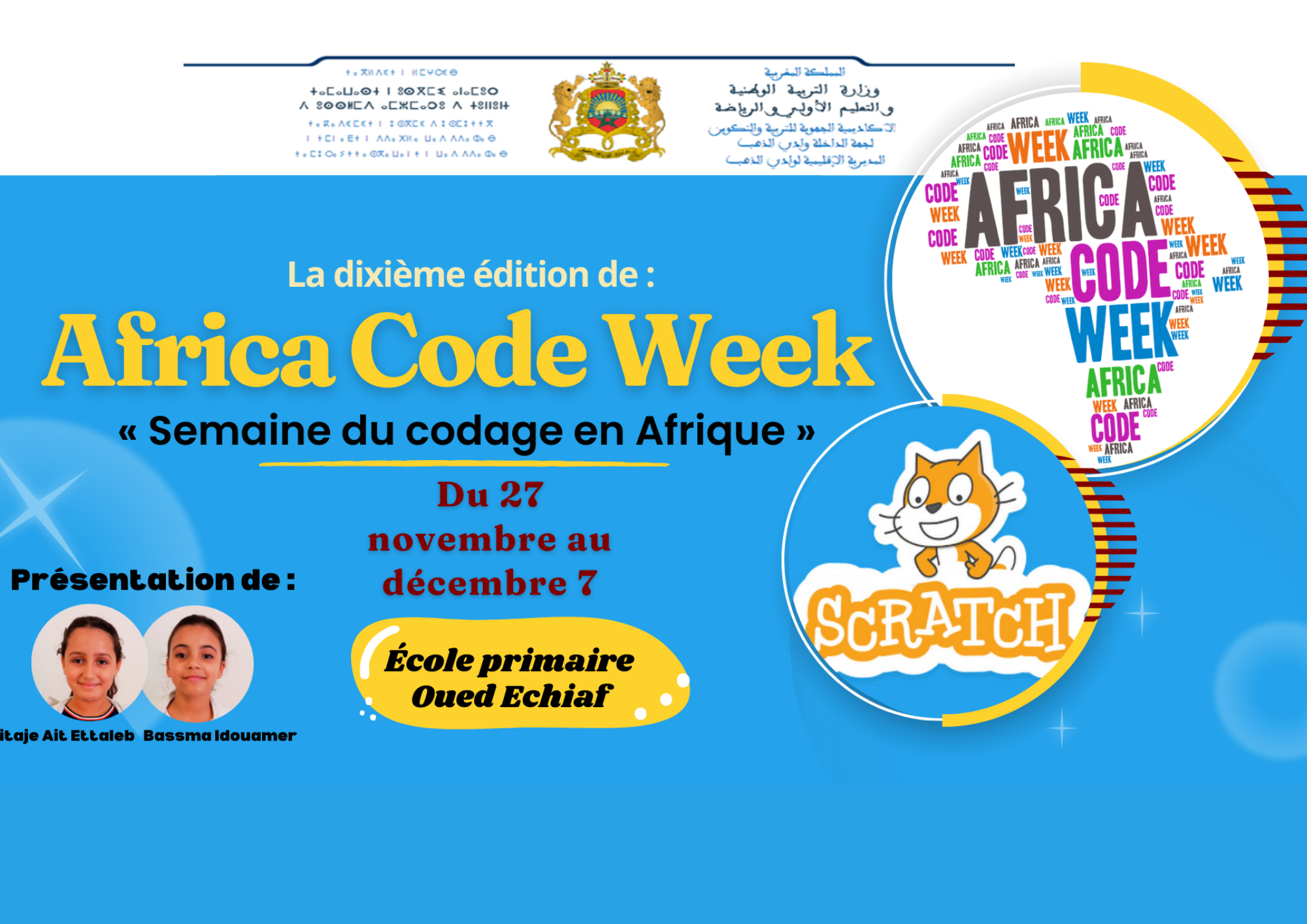 You are currently viewing Participation à la 10ᵉ Édition de l’« Africa code Week »